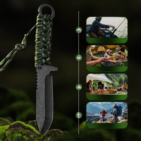 Couteau Fixe Lame Inox