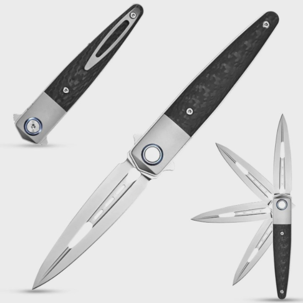 Couteau Pliant Acier Carbone