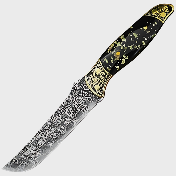 Couteau de Table Lame Damas