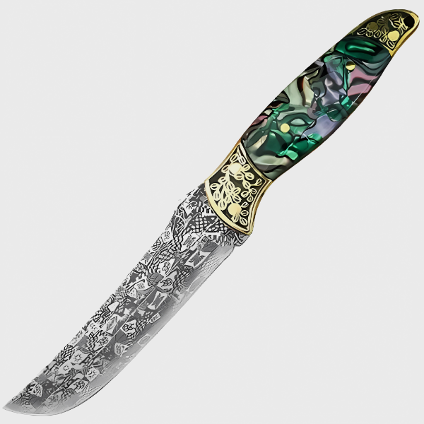 Couteau de Table Lame Damas