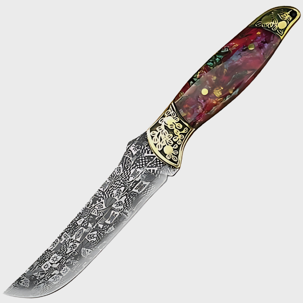 Couteau de Table Lame Damas