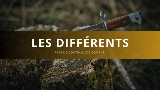 Différents Couteaux Combat