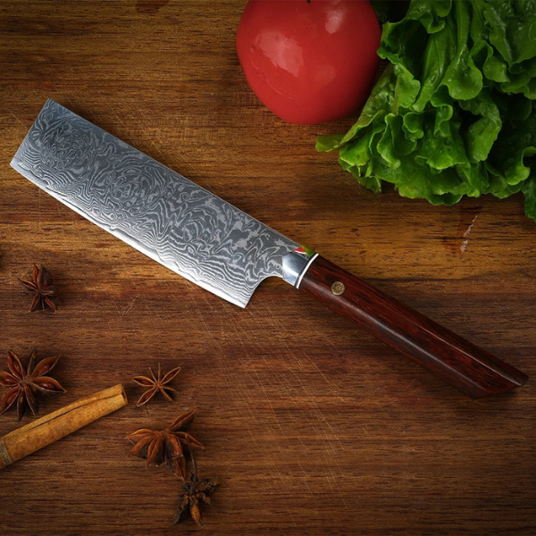Couteau Japonais Manche en Bois