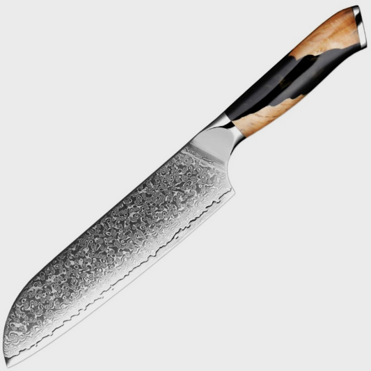 Damascus Santoku